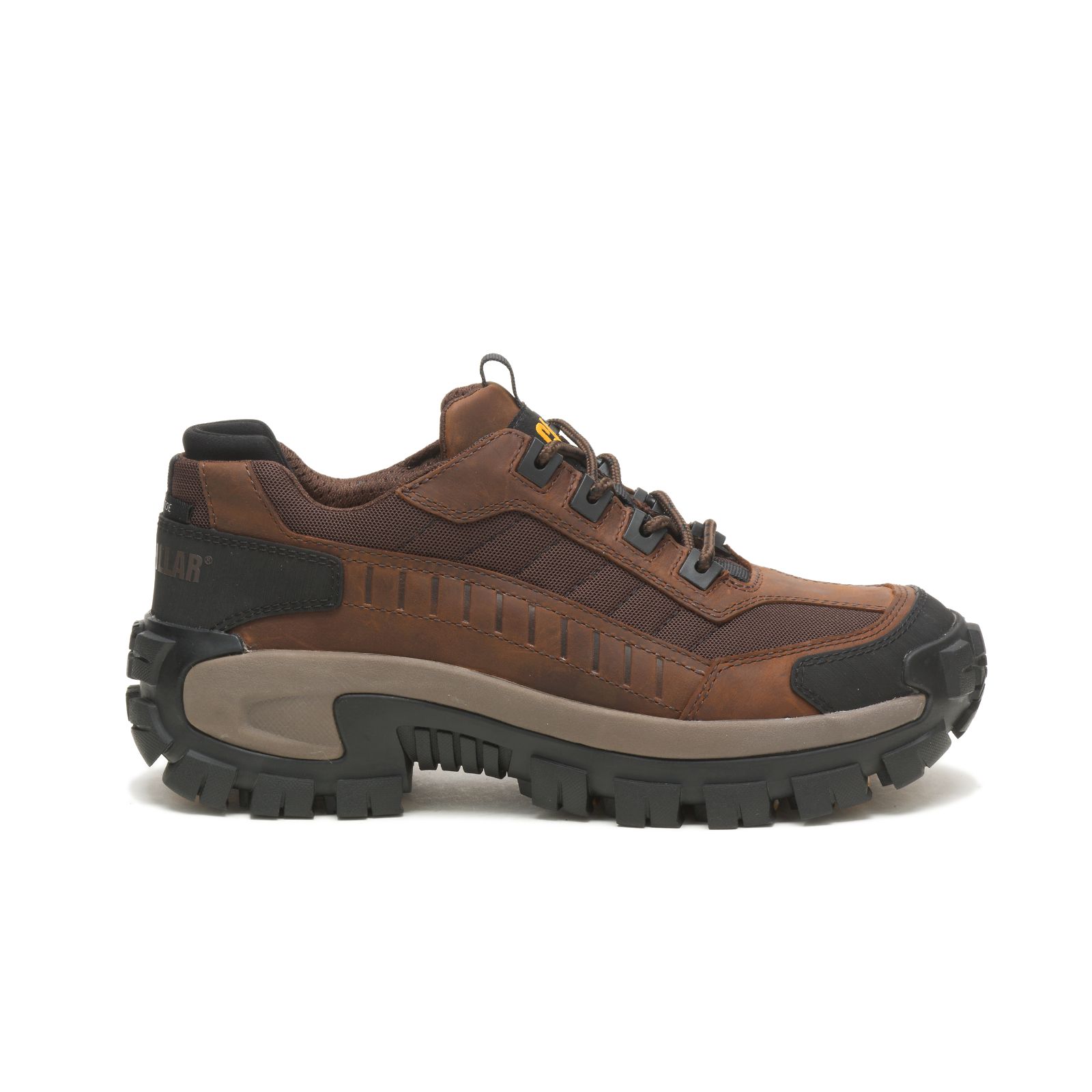 Caterpillar Men's Invader Steel Toe Steel Toe Shoes Dark Brown CAT-23517